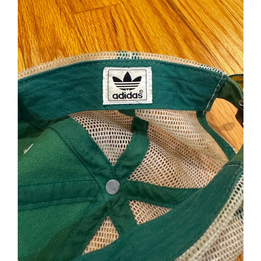 Vintage Adidas Trucker Mesh Hat Trefoil Y2K - Picture 6 of 8